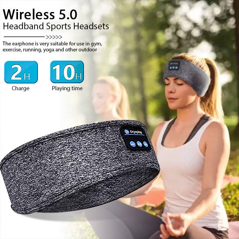 Running Gear Headband - Auriculares Bluetooth con Diadema, Música Inalámbrica,