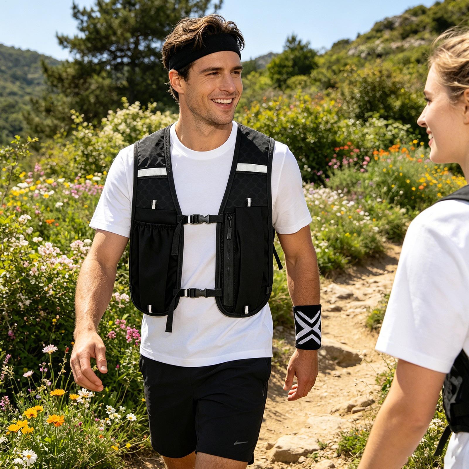 Chaleco reflectante para corre - Running Gear Headband reseña y precio