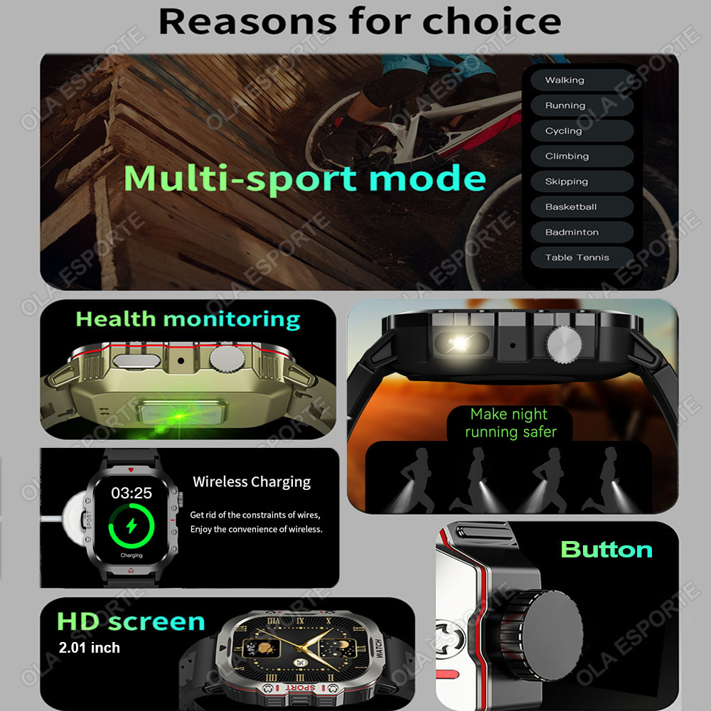 Reloj Inteligente Militar 2026 - Gps Running Watch reseña y precio